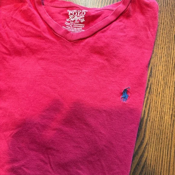 Polo by Ralph Lauren Red Short Sleeve Tee - Picture 2 of 3